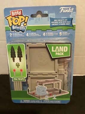 Funko Bitty Pop! Bitty City Land Expansion Pack with Pin Props New